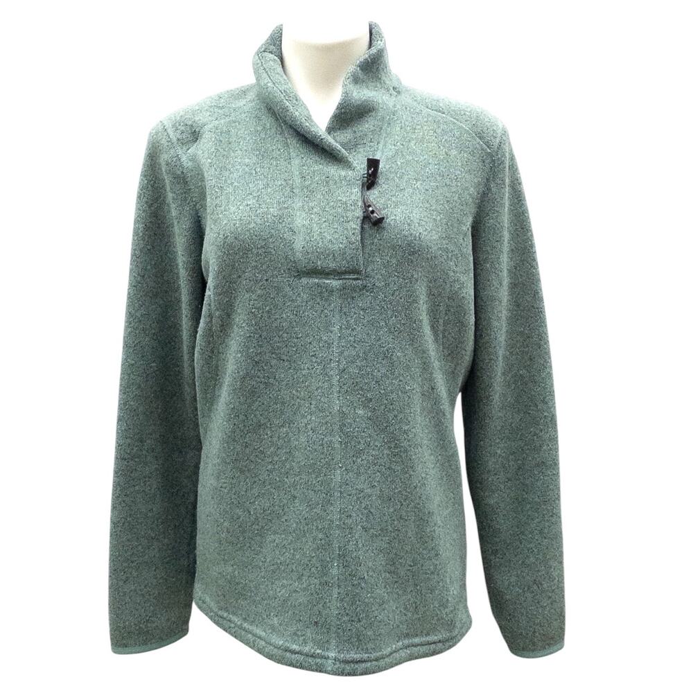 THE NORTH FACE Women's XL Crescent Ridge Shawl Collar Pullover Sweater Teal